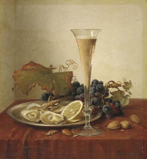 Johann Wilhelm Preyer Grapes oil painting image
